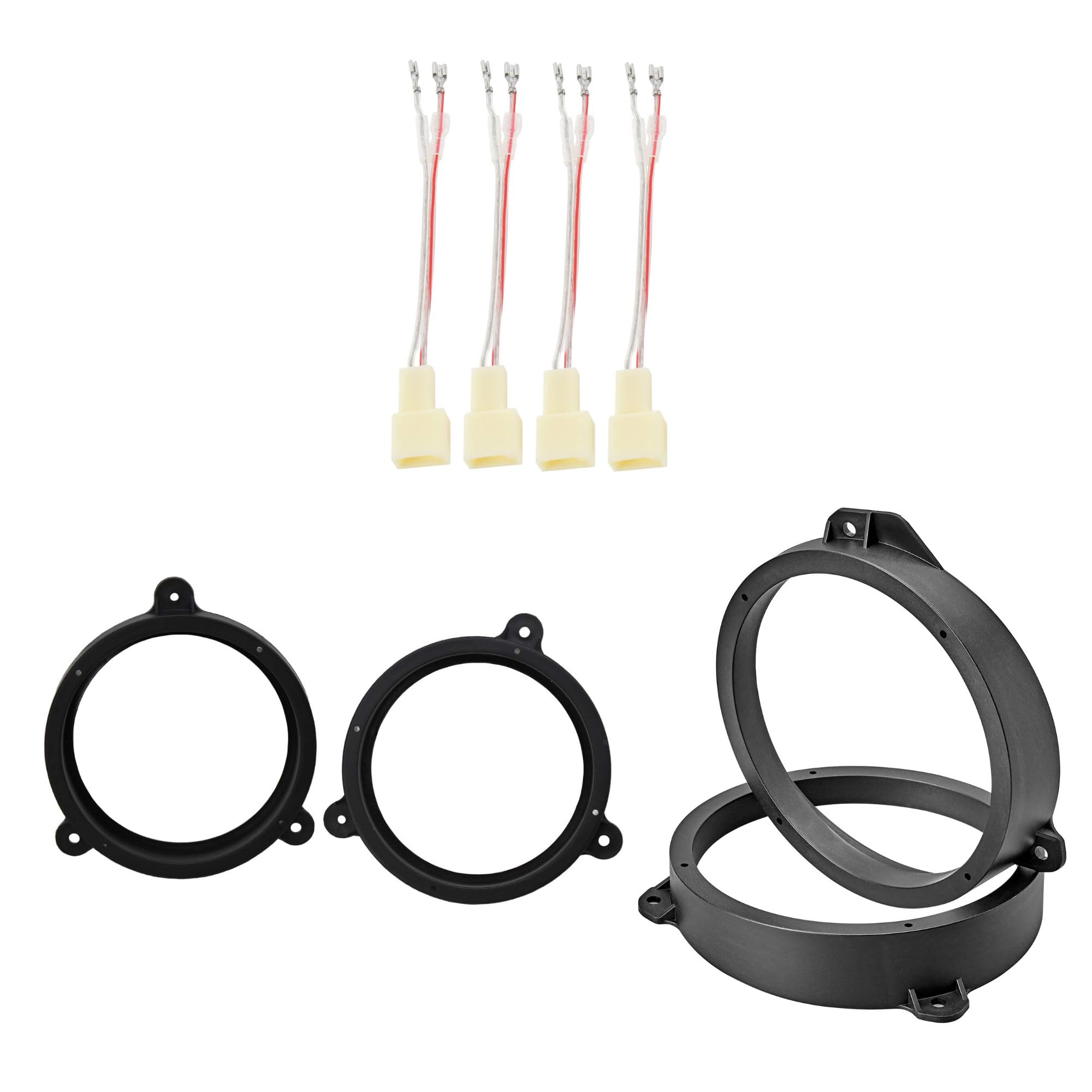 Amazon.com: RED WOLF Front Rear Door Speaker Adapter w/Speaker